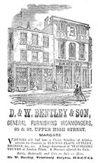 Bentley Ironmongers  [Keble 1881-2]